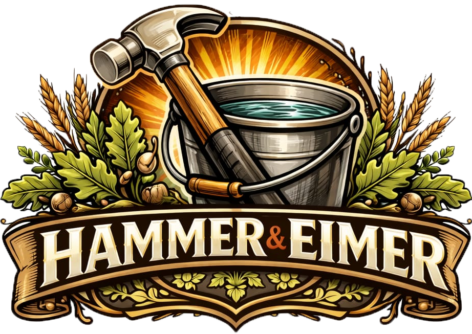 Logo Hammer und Eimer
